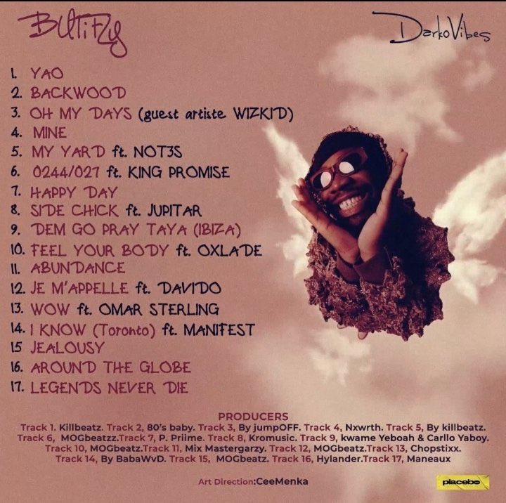 DarkoVibes – Butifly (Full Album) Tracklist