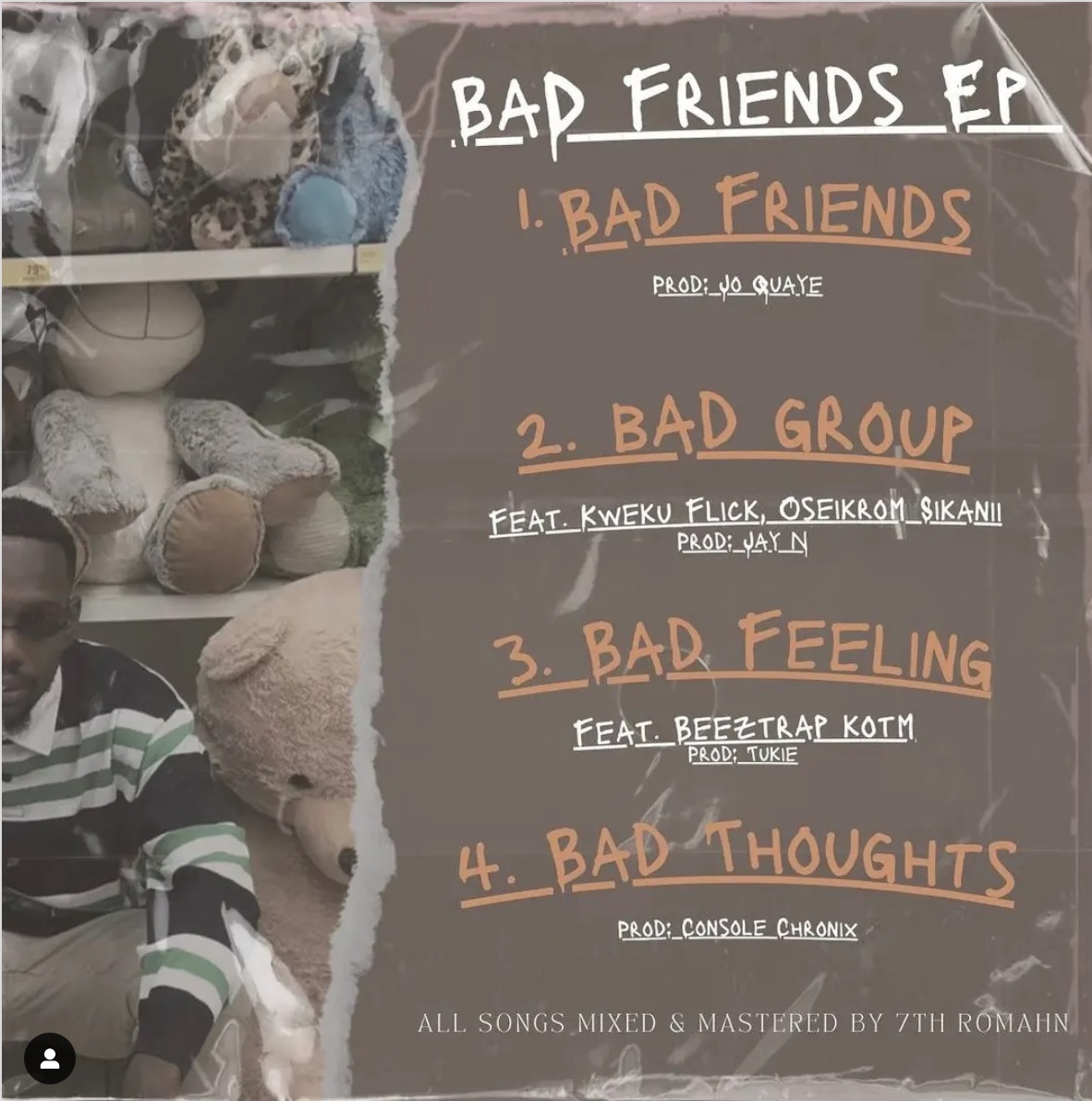 Tulenkey – Bad Friends EP (Full Album) Tracklist
