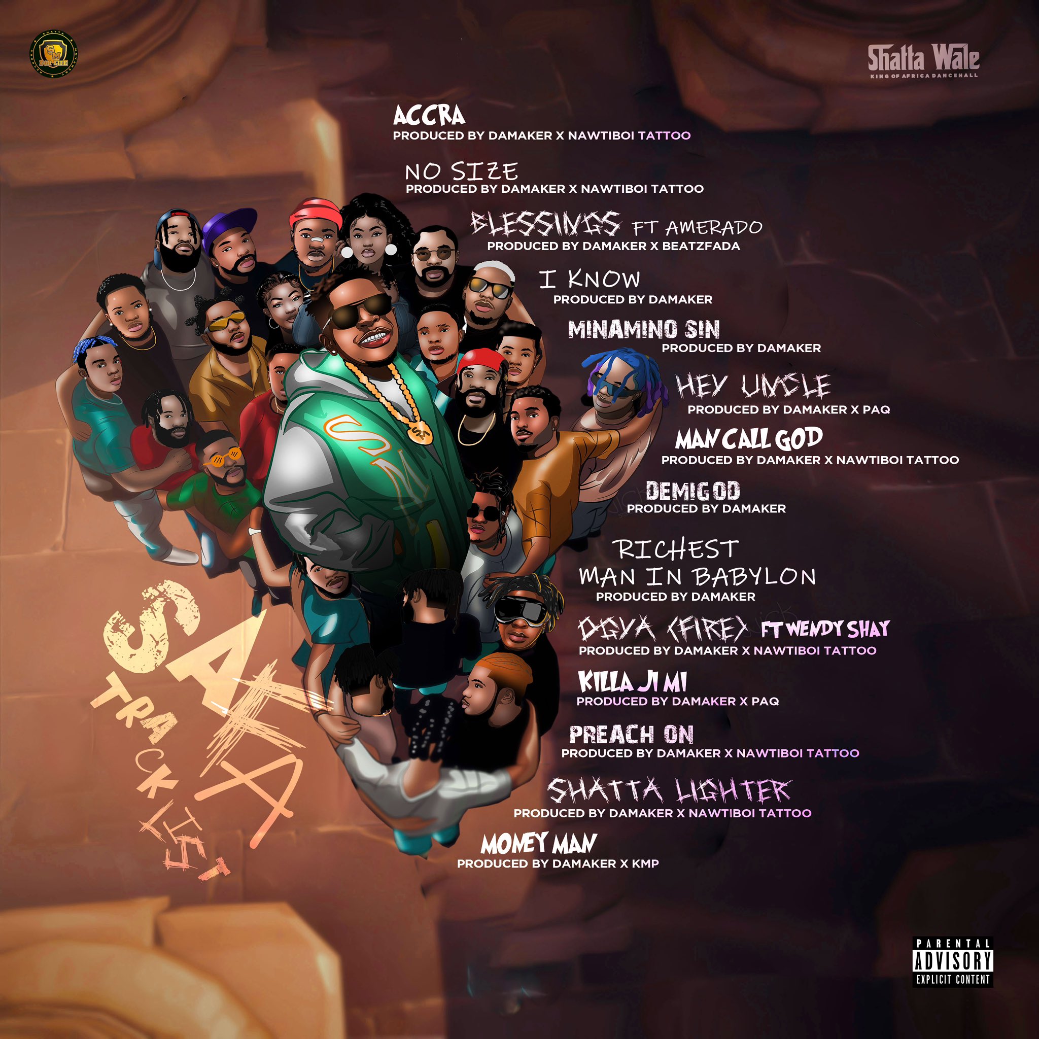 Shatta Wale - Safa (Shatta And Fans Album) (Full Album) Tracklist