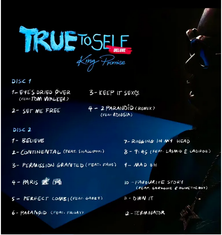 King Promise – True To Self Deluxe (Full Album) Tracklist