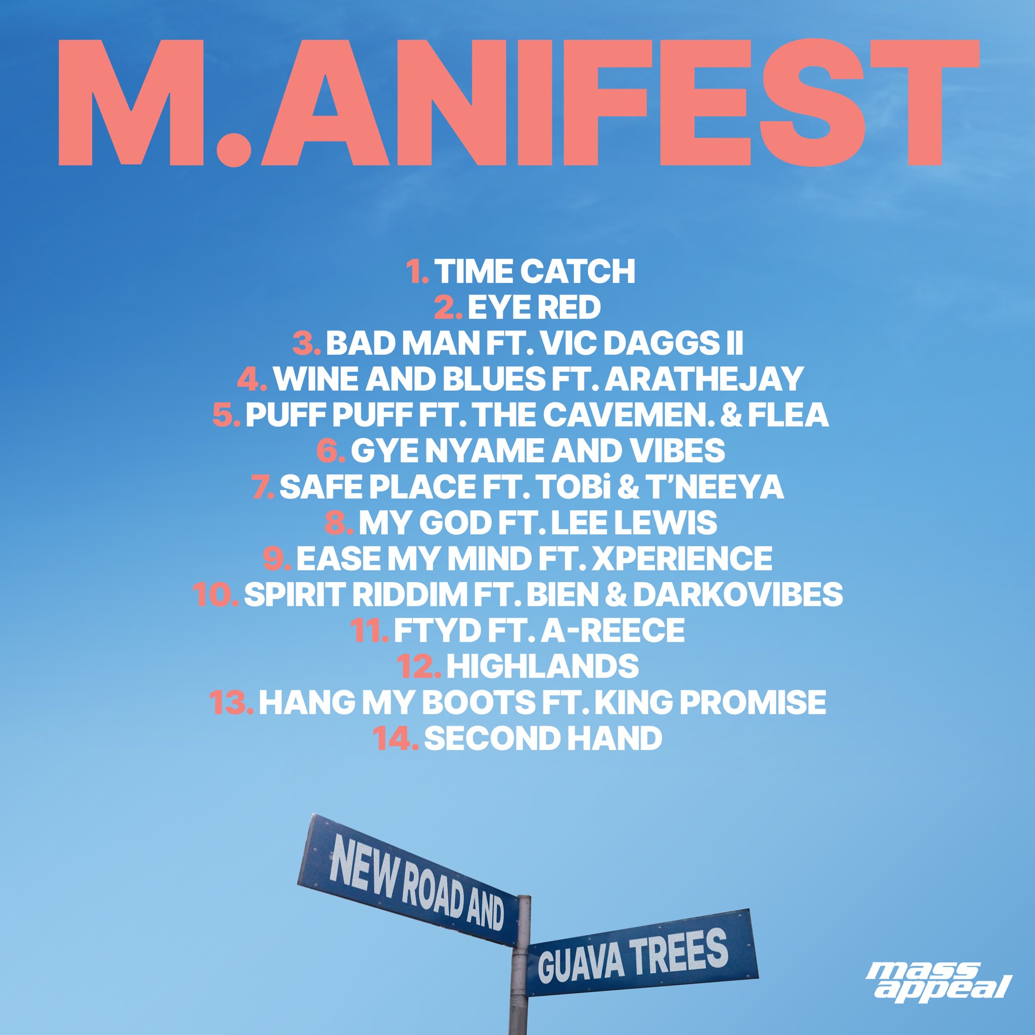 M.anifest - New Road And Guava Trees (Full Album) Tracklist