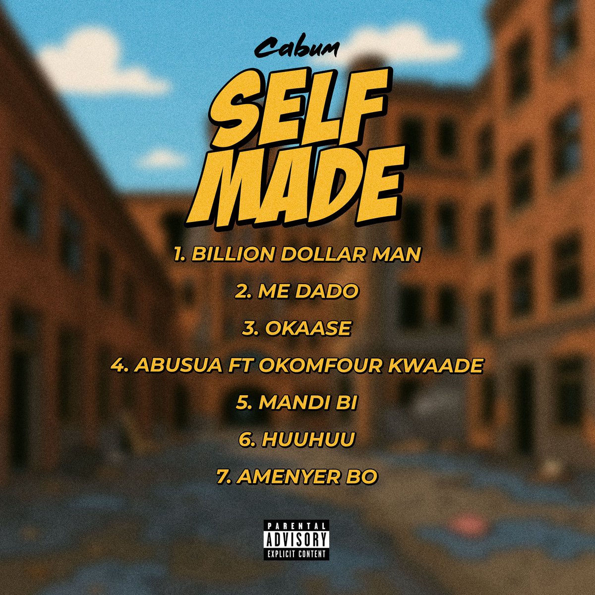 Cabum - Self-Made (Full Album) Tracklist