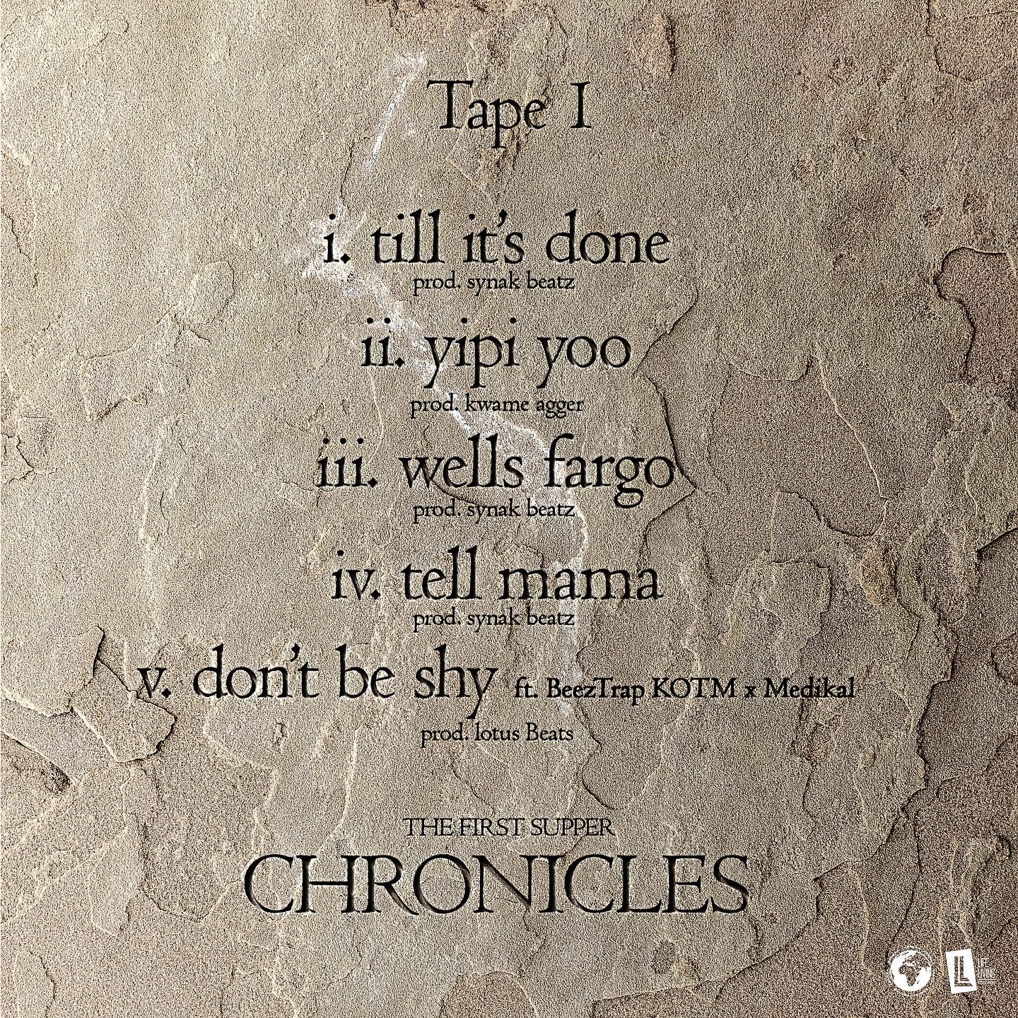 Reggie – Chronicles (The First Supper) EP (Full Album) Tracklist