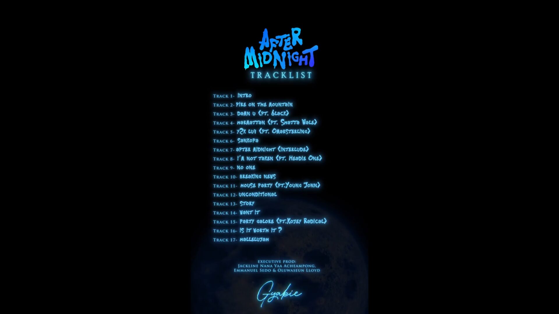 Gyakie - After Midnight (Full Album) Tracklist