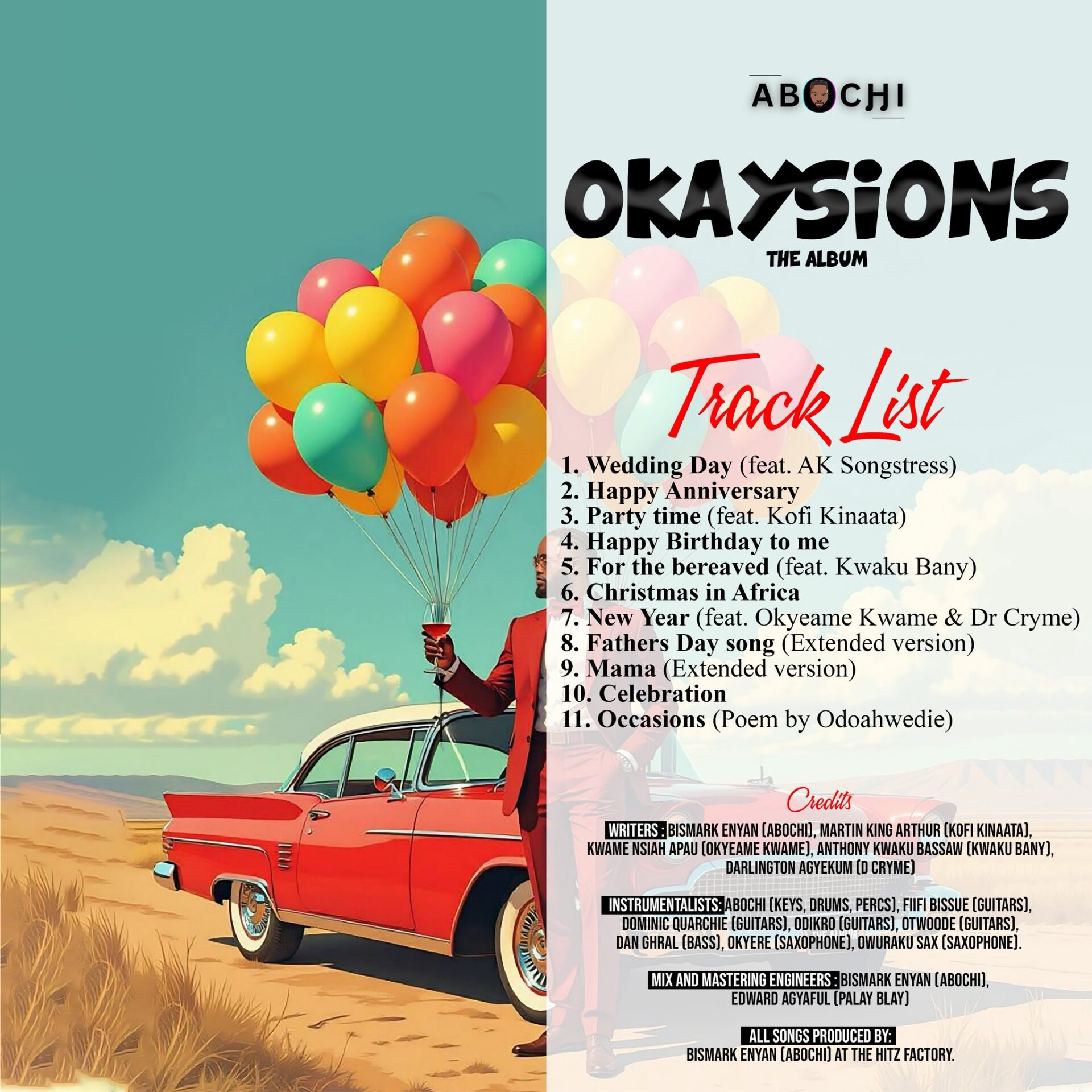 Abochi - Okaysions (Full Album) Tracklist