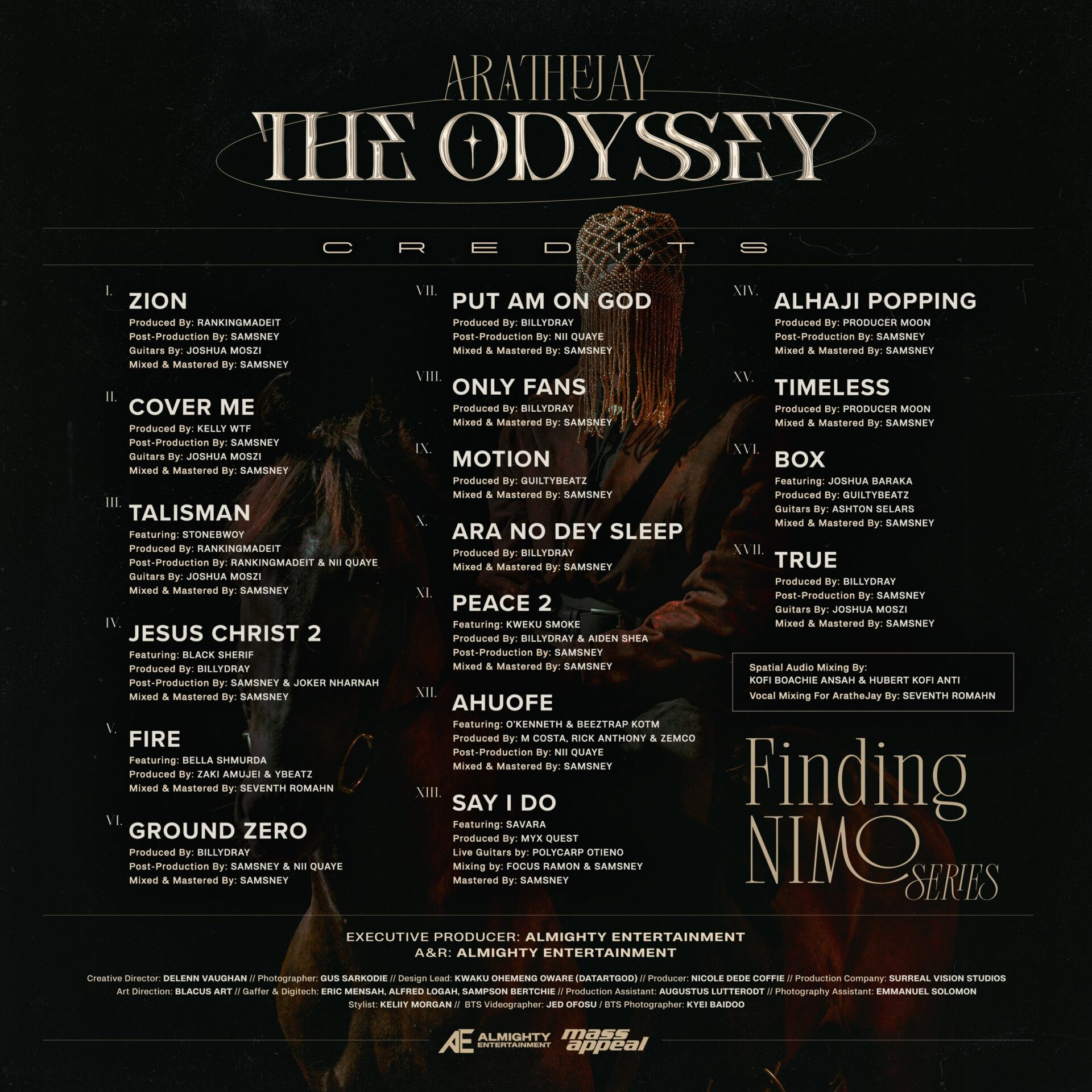AratheJay - The Odyssey (Full Album) Credits