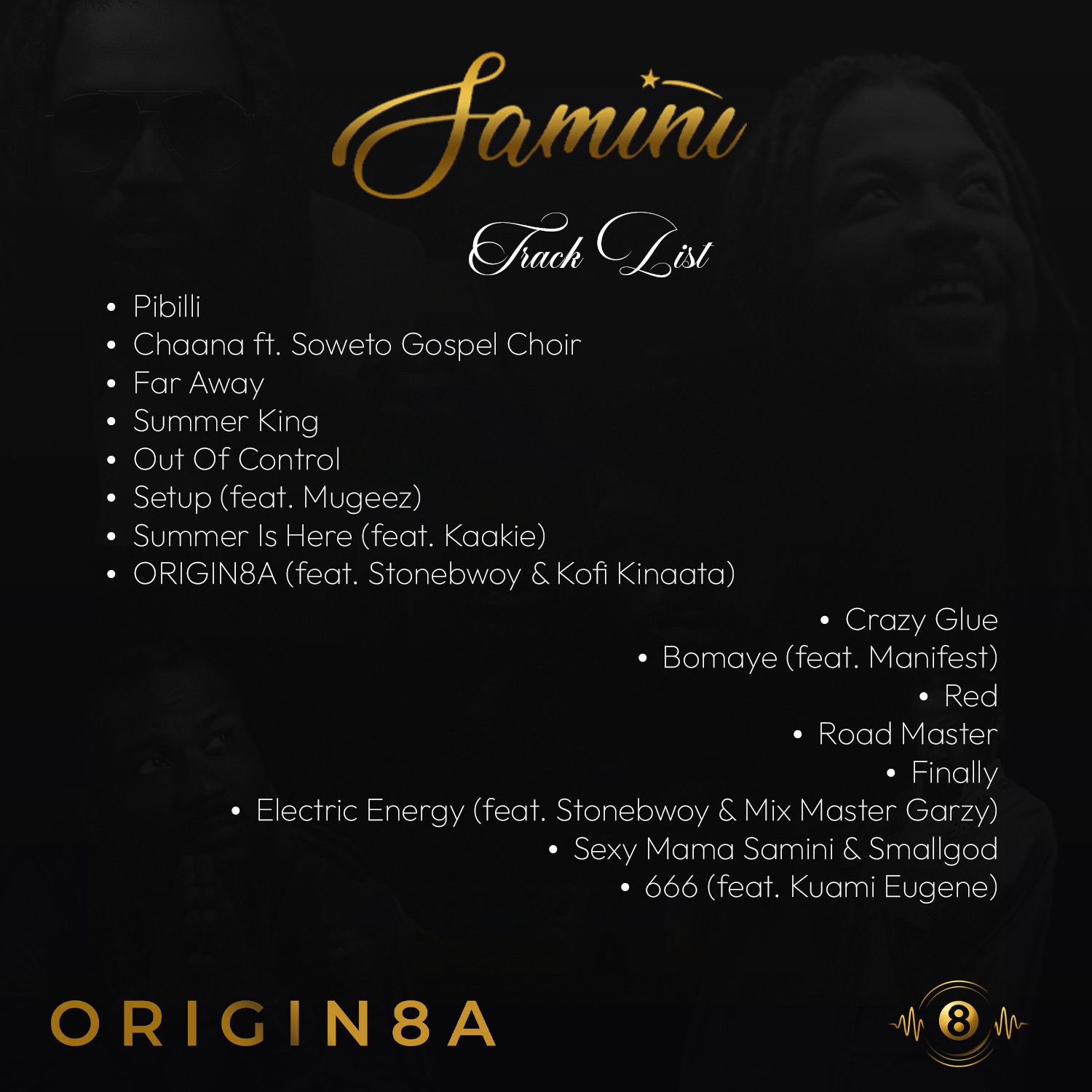 Samini - ORIGIN8A (Full Album) Tracklist