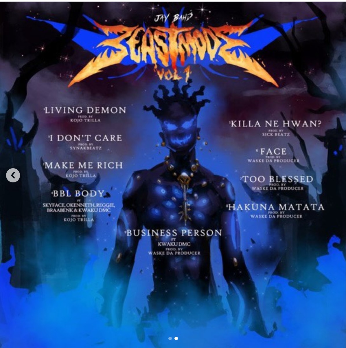 Jay Bahd - BeastMode Vol. 1 (Full Album) Tracklist